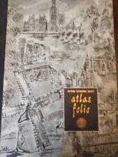 Vintage 1958 The National Geographic Folio Atlas Hardcover Book Maps picture