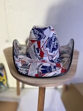 🔥PBR Pabst Blue Ribbon Beer Cowboy Hat In Hand  🔥 Country Thunder picture