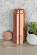 100% Pure Copper Water Bottle for Yoga / Ayurveda Health Benefits 27 Oz picture