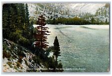 Los Angeles California Postcard Cake Head Owens River Water Supply c1909 Vintage picture