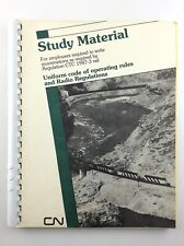 Study Material CN Canadian National CTC 1987-3 Rail Radio Regulation Guide Q238 picture
