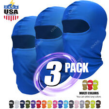 Balaclava 3 Pack - Full Face Ski Mask Lightweight Motorcycle Warmer Hat Lycra picture