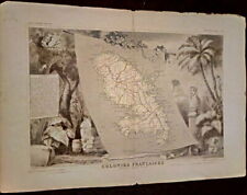 Carte géographique Colonies Françaises Martinique - Amérique du sud picture