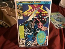 X-Factor #86. 🔑Direct Edition Poly Bag W/ Trading Card NM 9.0 picture