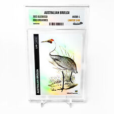 AUSTRALIAN BROLGA Card 2023 GleeBeeCo Birds of Australia, 1865 Holo #ATBR-L /49 picture