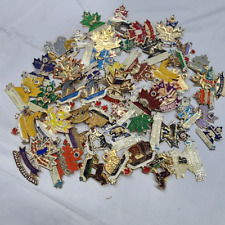Lot Of 52 Lions Club Pins: Approx. 52 Different Canada Pins, Rd picture