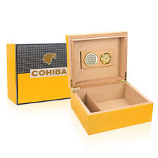 Cigar Humidor Cigar Box with Hygrometer Humidifier and Divider Deskt picture
