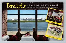 Seattle WA-Washington Norselander Seafood Rest. Advertising Vintage Postcard picture