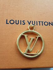 1 pcs  LOGO   LV  1 pedant   gold  zipper pull one 1,4 inch picture