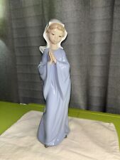 VTG Lladro 1979 Praying Mary Nativity Piece 10” Perfect Condition Made In Spain picture