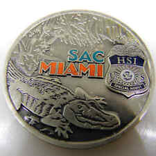 U.S. SPECIAL AGENT ICE SAC MIAMI CHALLENGE COIN picture