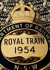 NSW railways Train badge royal  picture