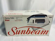 Vintage Sunbeam Spray Mist Iron NOS Uses Tap Water Model 12651 Made In USA picture