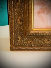 Antique Style Picture Frame 5x7 Ornate Victorian Gold Gilt Wood Rococo Gesso picture