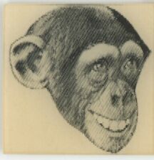 Smiling Chimpanzee 1950's Small VARI-VUE Motion Lenticular Flicker 1