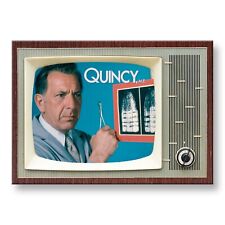 Quincy ME TV Show Classic TV 3.5 inches x 2.5 inches Steel Fridge Magnet picture