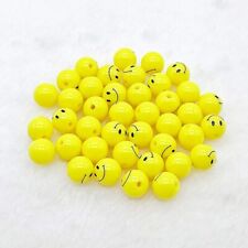 20 Smiley Face Beads Yellow Happy FaceJewelry Supplies Emoji Jewelry 8mm * picture