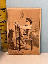 1800's Palais Royal Boy with Dog Puppet Show- Buck & Hinder Trade Card picture