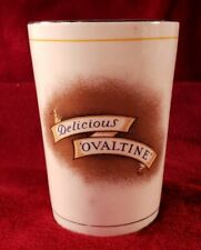 Vintage 1940s(?) Delicious Ovaltine 8oz. Ceramic Tumbler Promotional England picture