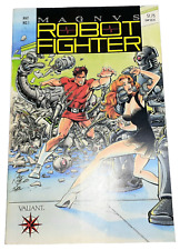 Valiant Comics MAGNUS ROBOT FIGHTER #1 with coupon & trading cards inside NR picture