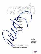 PAUL HAGGIS SIGNED 'CRASH' FULL SCRIPT SCREENPLAY AUTHENTIC AUTOGRAPH PSA DNA  picture