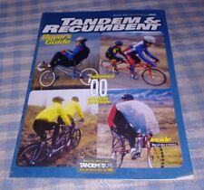 Vtg SUMMER 1999 TANDEM RECUMBENT BUYER'S GUIDE 2000 MODEL PREVIEW bike Bicycle picture