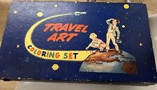 Vintage Travel ART SET book Hassenfeld Bros Space Ship picture