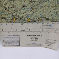 Kanawha River USAF Operational Navigation Chart 1963 Vintage Map Ohio picture
