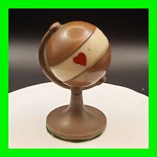 Unique Early Globe Shaped Whist Marker - Vintage Gambling Piece Card Suit Motif  picture