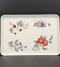 Vintage Italian Melplus by R2S Monza Melamine Tray Apple Grape Berry 17 In picture