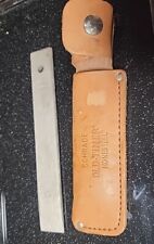 Vintage Schrade Old-Timer HS1 Honesteel With Leather Sheath USA 7