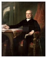 PRESIDENT JOHN QUINCY ADAMS OFFICIAL PAINTING 8X10 PHOTOGRAPH REPRINT picture