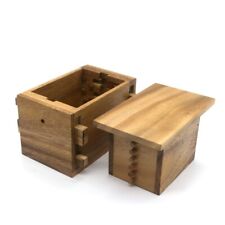 Wooden Safe Box with Secret Unlocking, Brain Challenge, Secret compartment picture