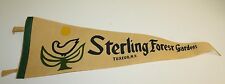 WOW Vintage Soft Sterling Forest Gardens Tuxedo NY Pennant Flag Rare EX picture