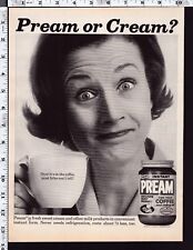 1962 Vintage Print Ad instant Pream Dairy Product Coffee picture