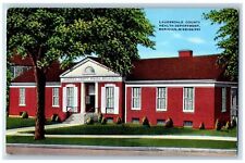 c1940 Lauderdale County Health Department Building Meridian Mississippi Postcard picture