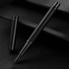 HongDian Black Forest Fountain Pen Titanium EF/F/M/Bent Ink Pen with Converter picture