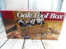 Wood Tool Box MFD with Oak Veneer 16-1/2