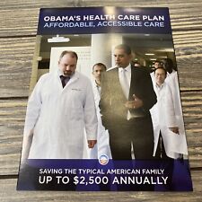 Obamas Health Care Plan Affordable Accessible Care Booklet Political Ad picture