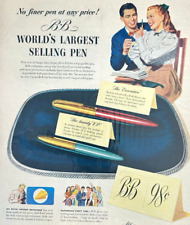Vintage BB Worlds Largest Selling Pen Executive VP 1948 Magazine Print Ad BF113 picture