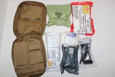 USMC Military Coyote MOLLE IFAK First Aid Kit with Supplies and Tourniquet Set picture