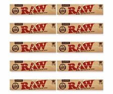 10 Packs Raw® Classic King Size Slim Natural Unrefined Rolling Papers *USA* picture