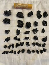 Genuine Fulgurite Collection  41 Petrified Lightning Stones  picture
