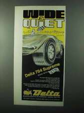 1971 Delta 784 Supreme Tire Ad - Wide & Quiet picture