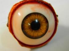 HALLOWEEN HORROR PROP EYEBALL POPPERS for skull or mask Infected Amber picture