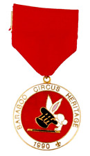 1990 Baraboo Circus Heritage Trail Medal Four Lakes Council Wisconsin Rabbit WI picture