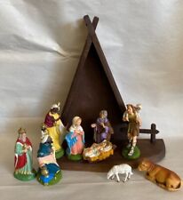 Vintage Composite Made in Italy 10 Piece Nativity picture