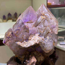 3.4lb Rare Natural Amethyst castle backbone stone cluster crystal Gem Decor picture