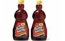 2x Mrs Butterworth's ORIGINAL Syrup Pancake Topping 24Oz Thick N Rich NEW 2 PACK picture