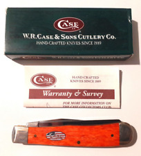 W.R. CASE & SON XX Vietnam War COMMEMORATIVE Knife Red Bone TRAPPER 2 BLADE 2006 picture